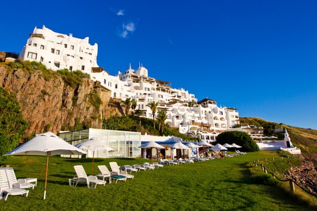 Casapueblo is the house of Uruguayan artist Carlos Páez Vilaró, located in Punta Ballena (Whale Point) near Punta del Este, Uruguay. It's a homage to the artist's son Carlitos Paez, one of the sixteen survivors of the crash of Uruguayan Air Force Flight